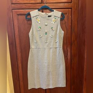 Gray Daisy Dress